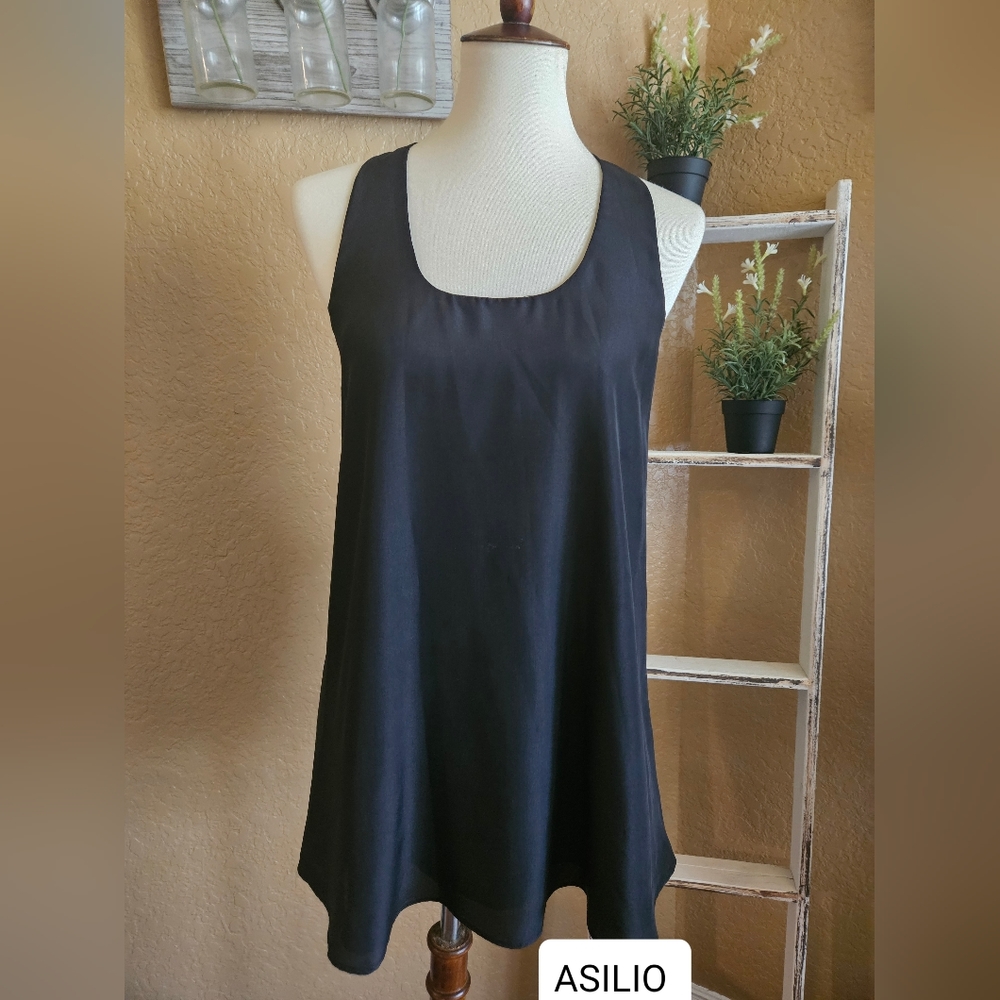ASILIO Three Mile Road Tank in Black, Lined Size 6 (Revolve)